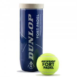 Tube de 3 Balles Dunlop Fort Padel