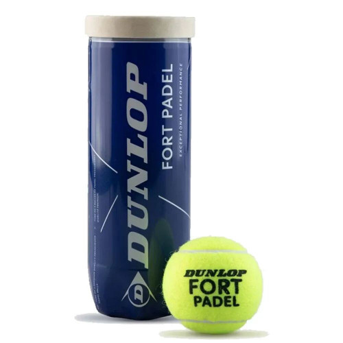 Tube de 3 Balles Dunlop Fort Padel