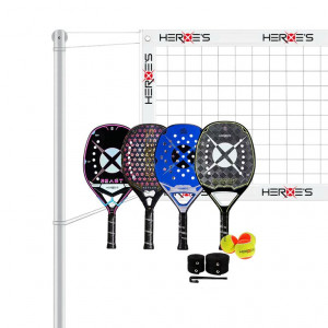 Kit de Beach Tennis Heroe's