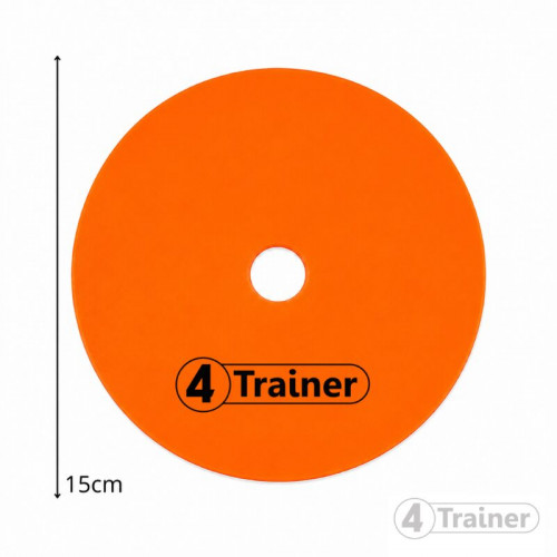 DISQUES DE MARQUAGE SOUPLES - Lot de 20 - 15cm - 2 Couleurs - 4TRAINER