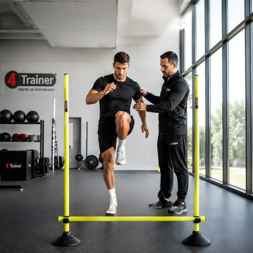 KIT PLIOMÉTRIE AJUSTABLE  - 9 Jalons Démontables 180cm - 4TRAINER