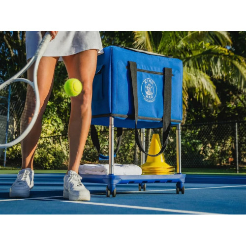 Panier de balles rétractable à roulettes – 250 balles – Académie