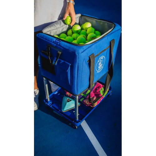 Panier de balles rétractable à roulettes – 250 balles – Académie