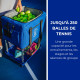 Panier de balles rétractable à roulettes – 250 balles – Académie