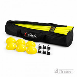 KIT PLIOMÉTRIE AJUSTABLE  - 9 Jalons Démontables 180cm - 4TRAINER
