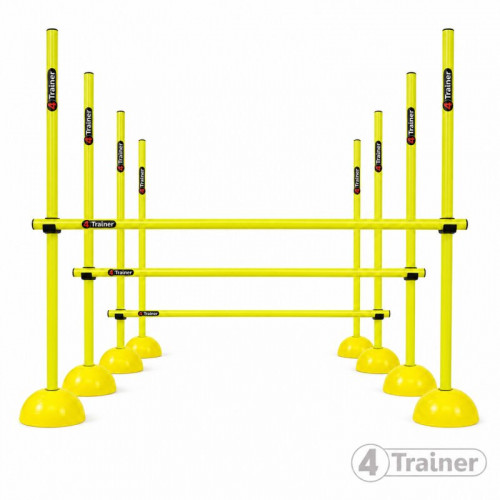 KIT PLIOMÉTRIE AJUSTABLE  - 9 Jalons Démontables 180cm - 4TRAINER