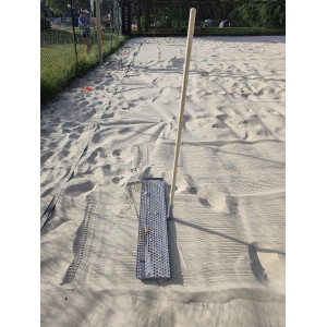 Raclette a sable trouée beach tennis-Fabriquée en France
