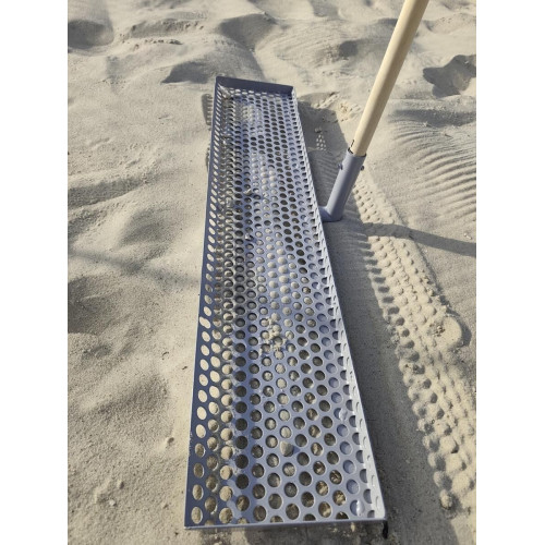 Raclette a sable trouée beach tennis-Fabriquée en France
