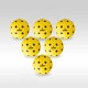 Lot de 6 Balles de Pickleball Silencieuses en PU COMPACT
