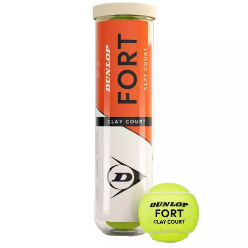 Balles Dunlop Fort Clay Court x4
