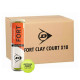 Carton 18 tubes de 4 balles Dunlop Fort Clay Court