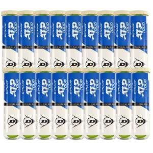 Carton de 18 tubes de 4 balles Dunlop Fort ATP