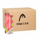 Carton de 16 boîtes de 3 Balles Head Stage 3 Rouge