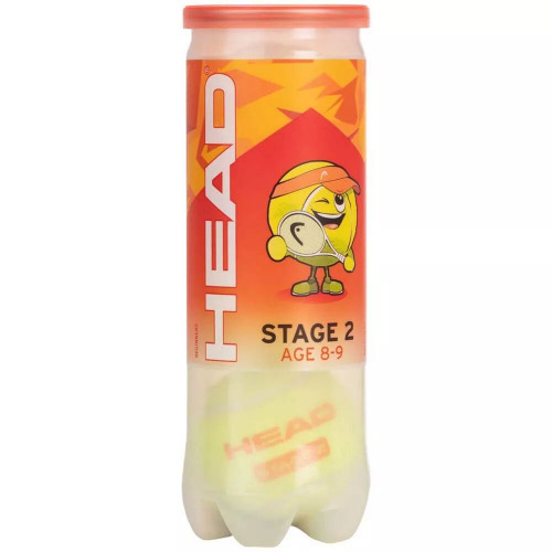 Tube de 3 Balles Head TIP Orange
