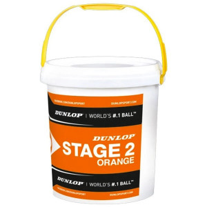 Baril de 60 Balles Orange Dunlop Stage 2