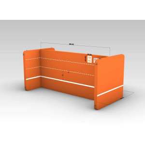 Mur de frappe FFT + kit de lestage